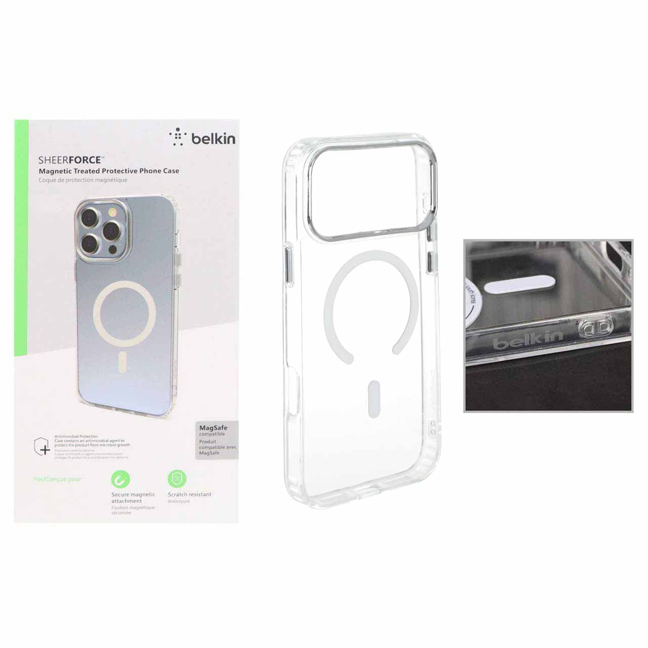 قاب belkin شفاف Magsafe مدل Apple iPhone 17 PRO - تصویر 1