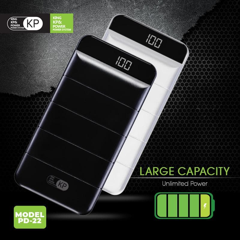 شارژر همراه کینگ کی پی اند پاور مدل PD-30 ظرفیت 30000 میلی آمپرساعت - تصویر 1