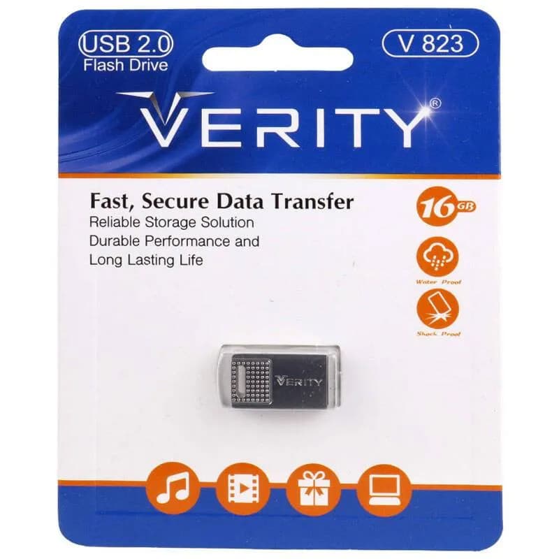 فلش مموری وریتی مدل V823 ظرفیت 16 گیگابایت - یزد موبایل