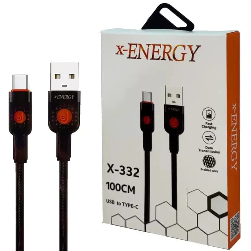 کابل تبدیل USB به Type-C ایکس انرژی مدل X-332 طول 1 متر - یزد موبایل