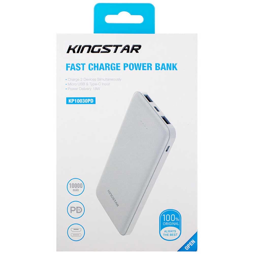 شارژر همراه کینگ استار مدل KP10030PD ظرفیت 10000 میلی آمپر ساعت - تصویر 1